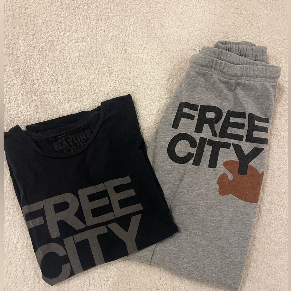FreeCity Top and sweats